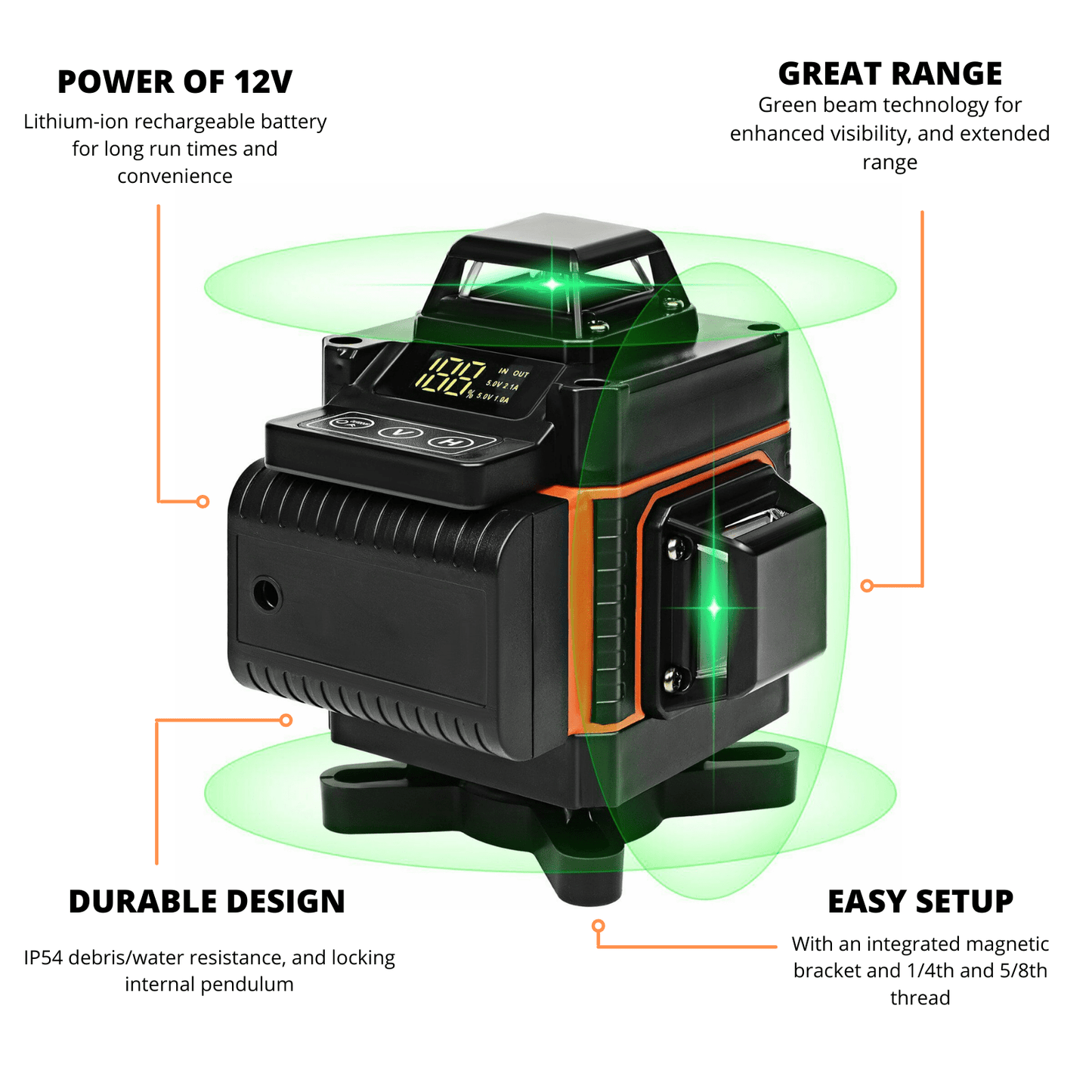 Intice™ Intelligent Laser Level